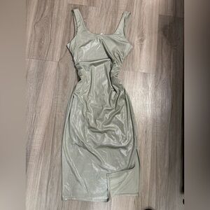 Elegant Metallic Dress